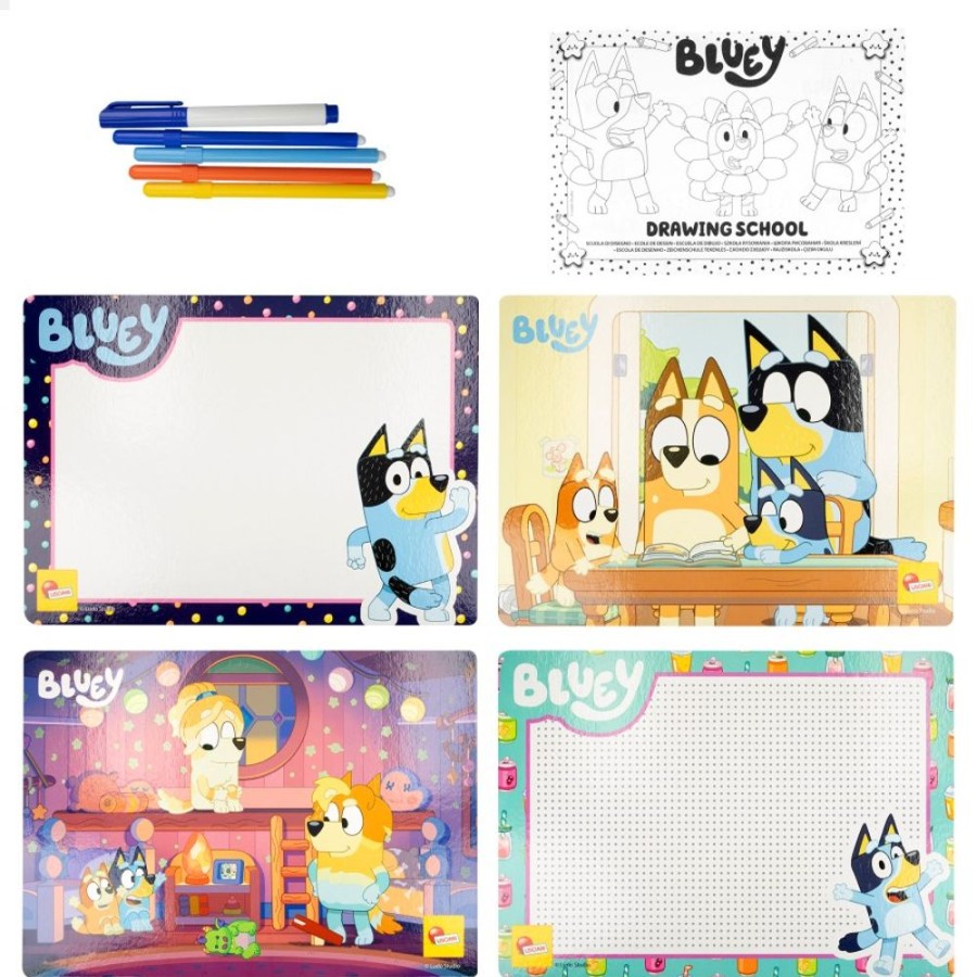 Cuaderno Bluey Bingo Para Pintar Y Colorear Dibujos Y Juegos